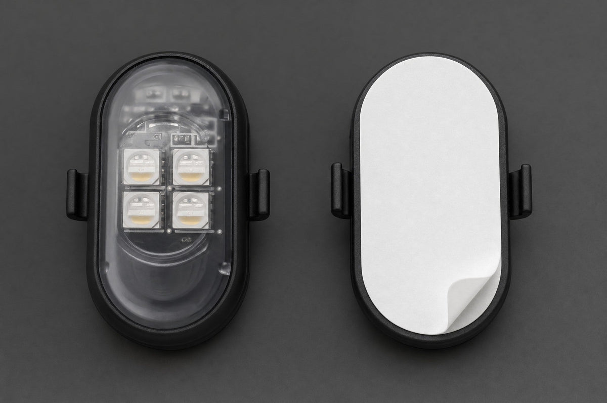 BladeLit pod front and adhesive back